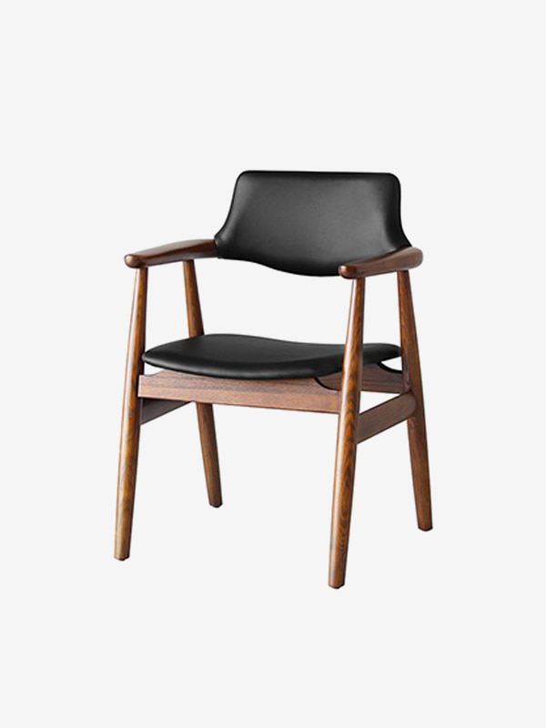 실용적인 디자인과 라운드형 원목으로 편안한 의자 - 피오모 체어