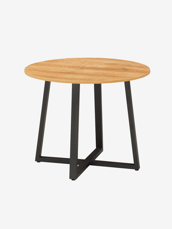 심플한 디자인의 상담실, 휴게실 테이블 - 포인트 원형 테이블